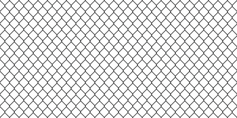 Seamless wire mesh pattern. Metal grid texture vector illustration. Industrial and construction design element isolated on white background.