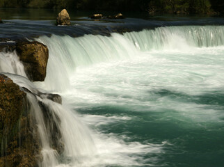 Manavgat Waterfall, located in Antalya, Turkey, is one of the most touristic places in the country.