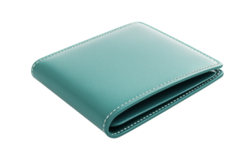 a leather wallet isolated on a transparent background