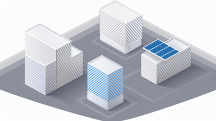 3d business graph with arrow