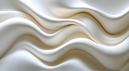 Obraz premium Smooth Undulating Wave-Like Patterns for Fashion and Interior Design – Generative AI