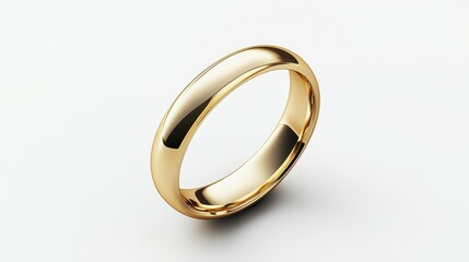 A single designer ring isolated on a white background, great for jewelry marketing.