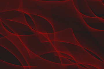 Dynamic red wave patterns on dark background