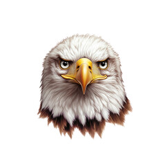 Obraz premium Majestic Bald Eagle Head Portrait A Powerful Symbol of Freedom and Strength