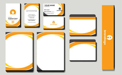 Corporate proffessional identity template set editable