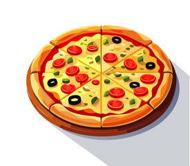 Fast food vector graphic