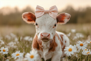 cow in a meadow
