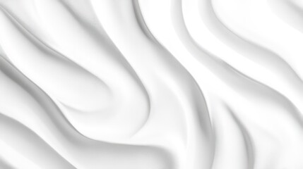Obraz premium Abstract white wavy texture background.