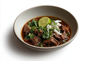 Birria with Goat Meat and Spicy Broth