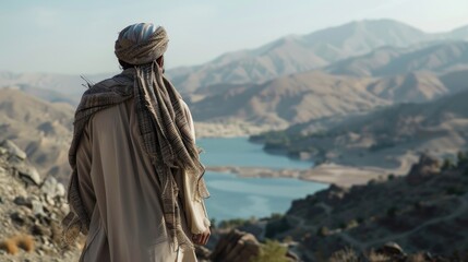 The View of the Nile River from Elephantine Island in Aswan