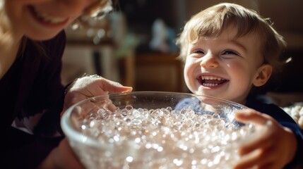 Engaging classroom session with hands on learning materials for children with developmental disabilities during Awareness Month