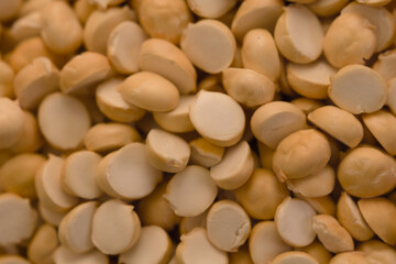 Sun dried seeds laid out for preservation in a local market setting