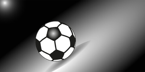 Obraz premium A soccer ball. 3D sketch design and illustration. 3D high quality rendering.