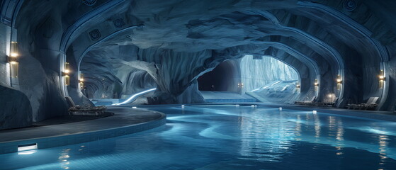 Underground tunnels leading from a giant quarry co_011