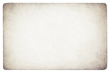 Vintage paper background isolated - (clipping path included)