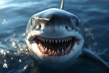 Fototapeta premium head of a shark