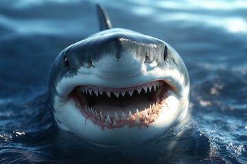 Fototapeta premium head of a shark