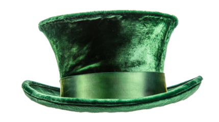 Celebrating st. Patrick's day ireland's costume accessories isolated on transparent background