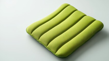 A single garden kneeling pad isolated on a clean white surface, perfect for promoting gardening comfort.