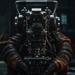 Fototapeta premium car engine close up