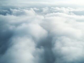 Obraz premium Sky with white clouds.