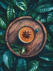 Masala Tea with Star Anise