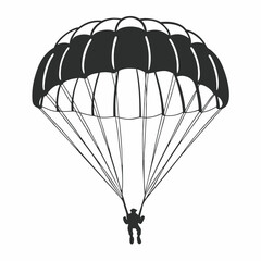 paragliding in the sky