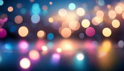 abstract background with bokeh