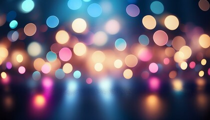 abstract background with bokeh