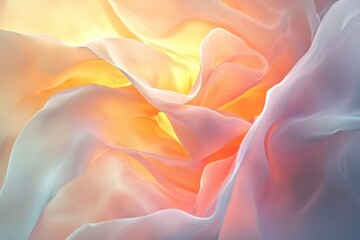 Obraz premium Soft colors merge in swirling patterns of light and texture during a tranquil moment