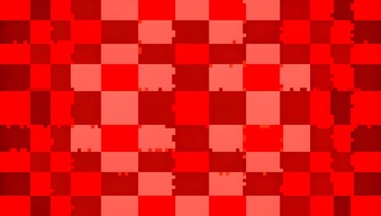 Pixelated red geometric grid modern abstract pixel