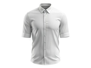 White Shirt Silhouette, Isolated, AI Photo, Minimalist, Clean Design