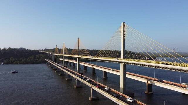 Cable Bridge - Atal Setu - Goa - India
