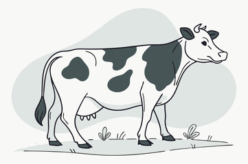 Universal cow template for designing materials in the field of agriculture and food industry
