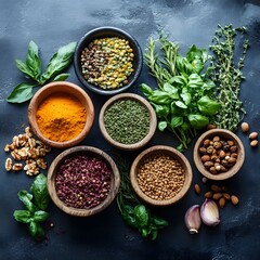 Holistic Health and Wellness Concepts   Relaxing Plants Nature Organic Lifestyle