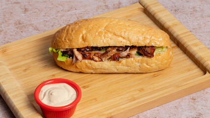 Doner kebab isolated 