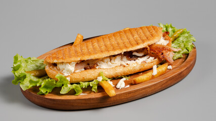 Doner kebab isolated 