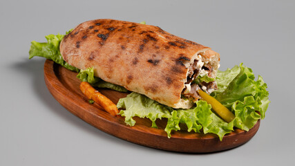 Doner kebab isolated 