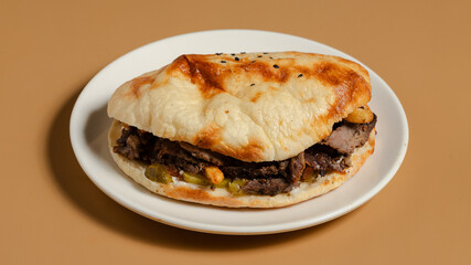 Doner kebab isolated 
