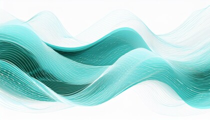 wavy lines on white backdrop with thin abstract stripes graphic resource background banner