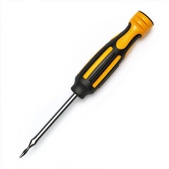 screwdriver front view Isolated on white Background