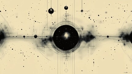 Geometric composition of cosmic nebulae