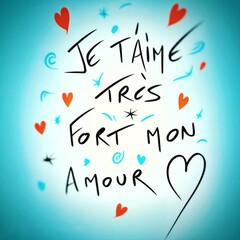 carte de vœux pour la Saint Valentin