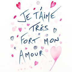 carte de vœux pour la Saint Valentin