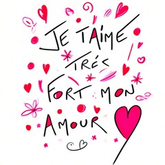 carte de vœux pour la Saint Valentin