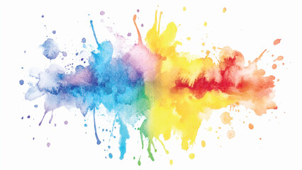 Creative abstract painting. Background with artistic brush strokes. watercolor background with many different colors. Abstract Watercolor Painting: Dreamy Pastel Colors.	