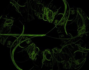 Imaginatory fractal abstract background Image