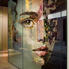 Piece of art at the Museum of Modern Art in New York City.