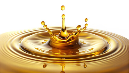 chocolate splash isolated on white