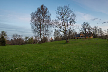 Latvia. Turaida Museum Reserve in spring.